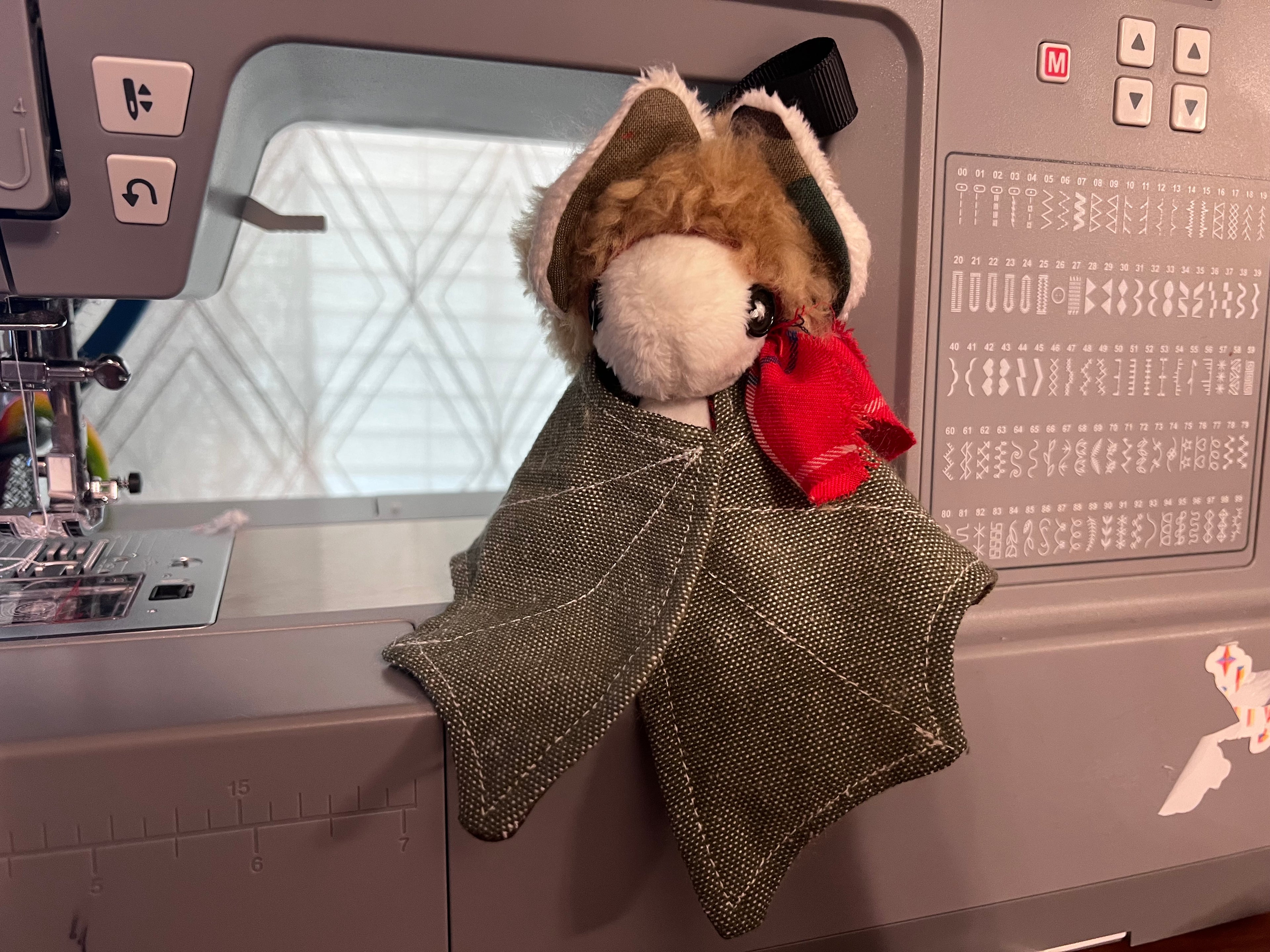 Edgar Bat Plush commission