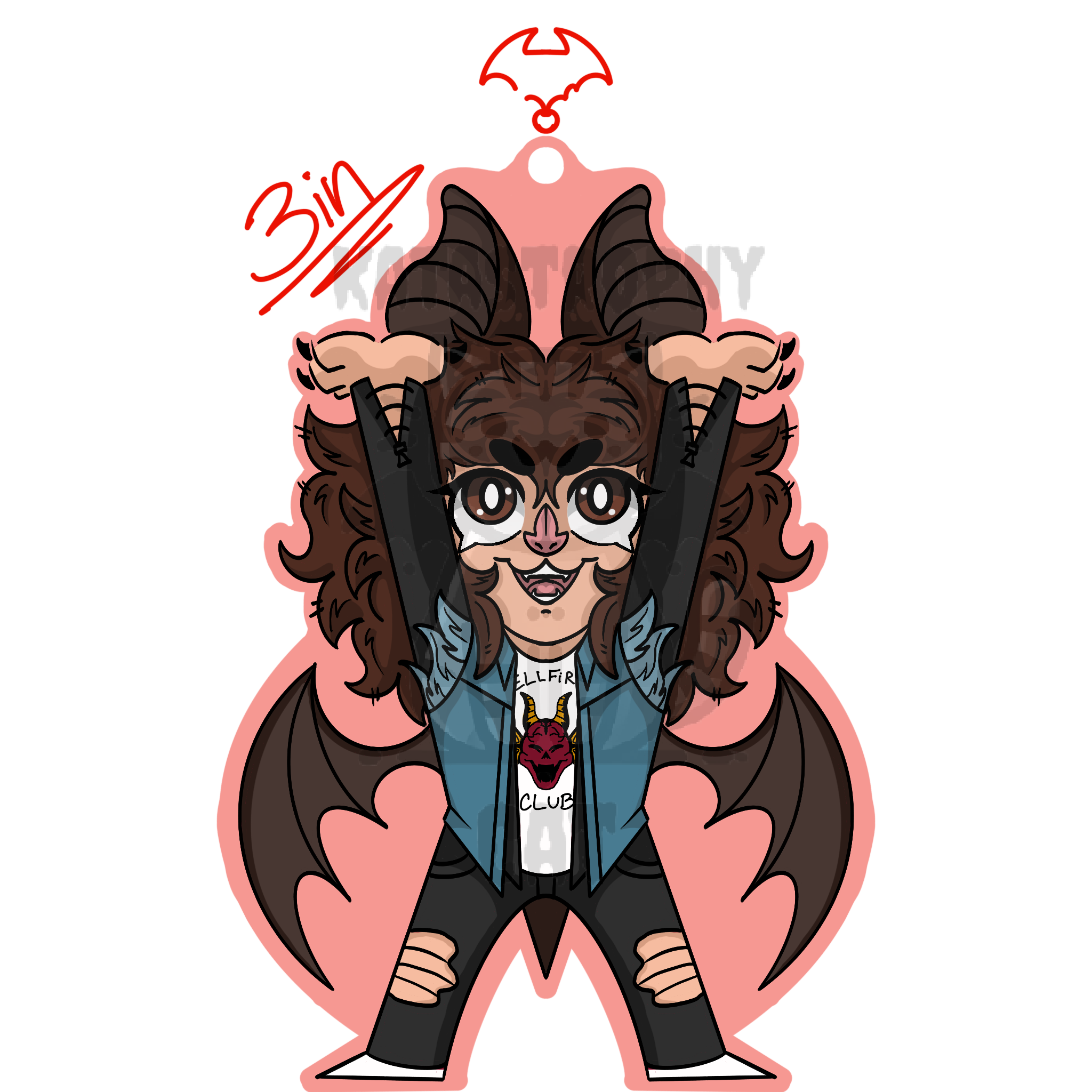 3 Inch Acrylic Eddie Keychain PRE-ORDER