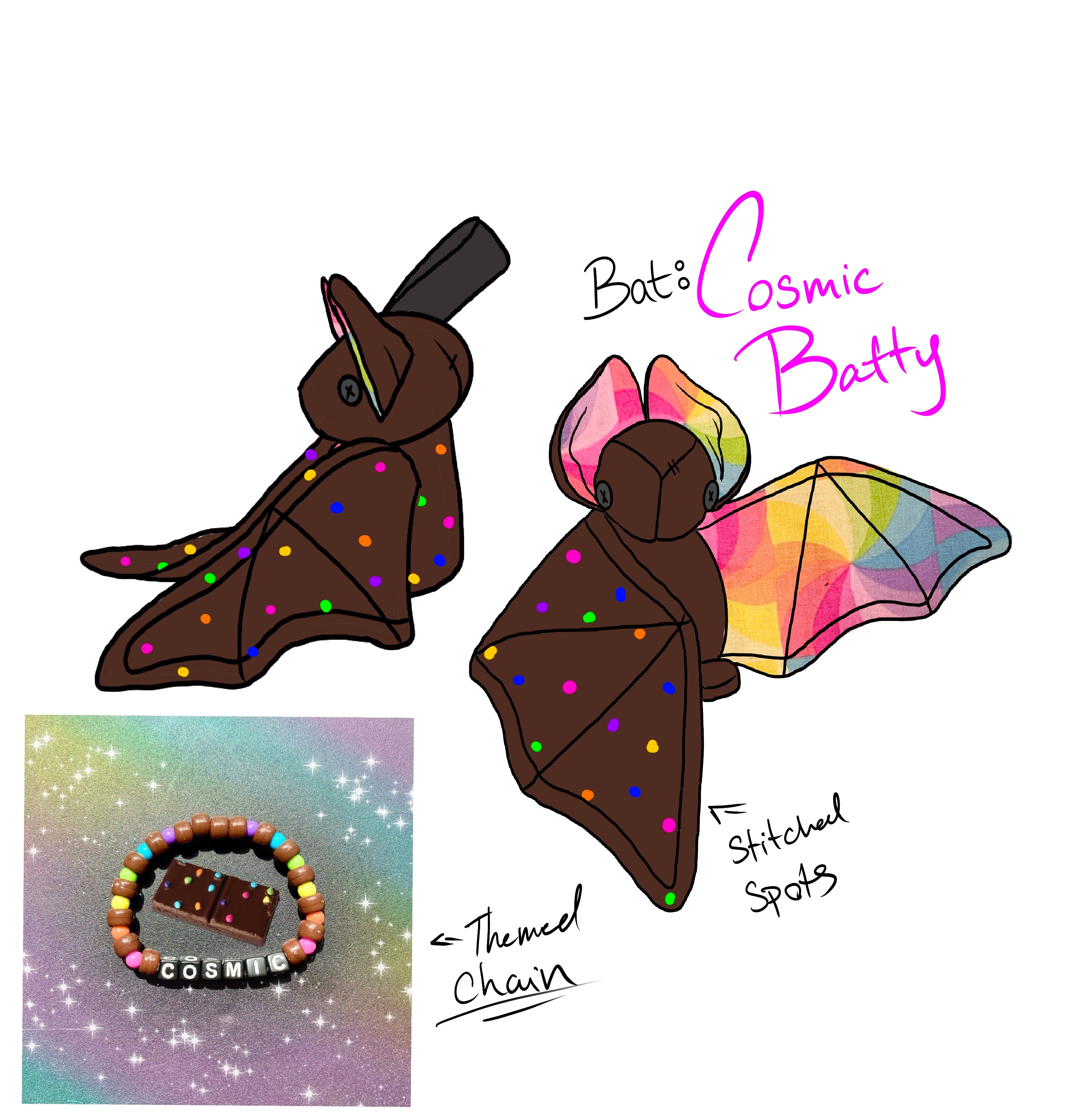 Cosmic Batty MADE TO ORDER