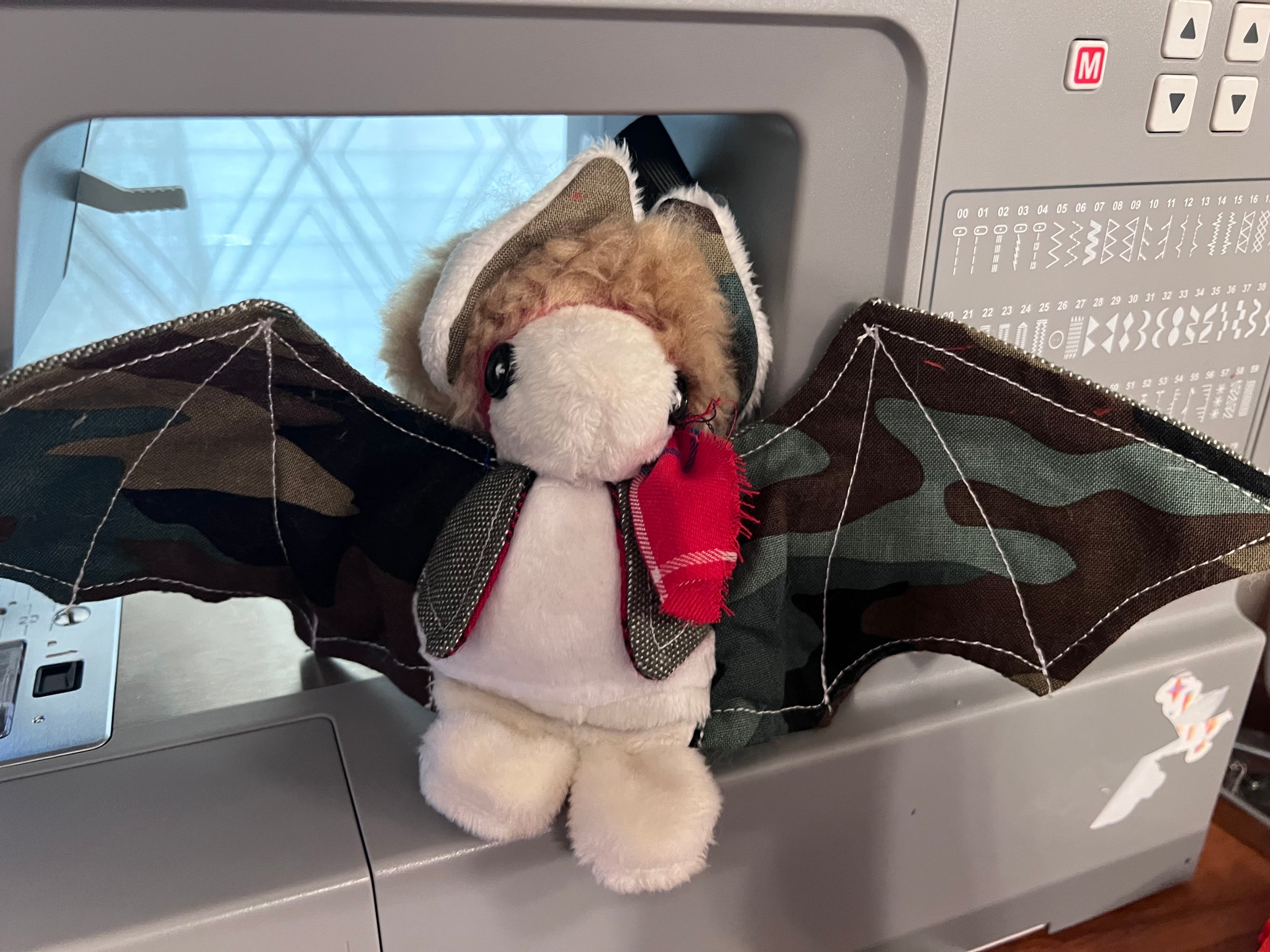 Edgar Bat Plush commission