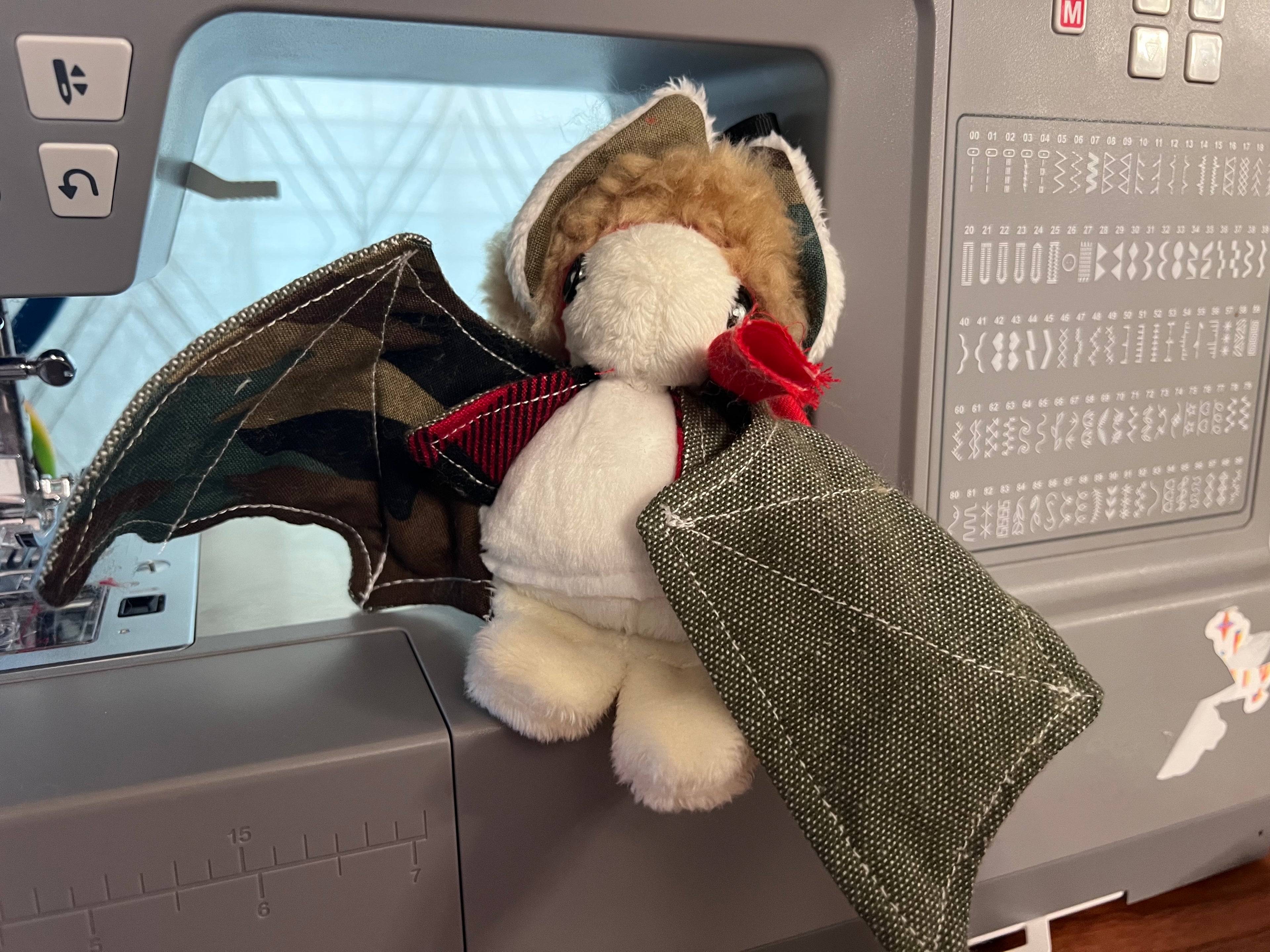 Edgar Bat Plush commission