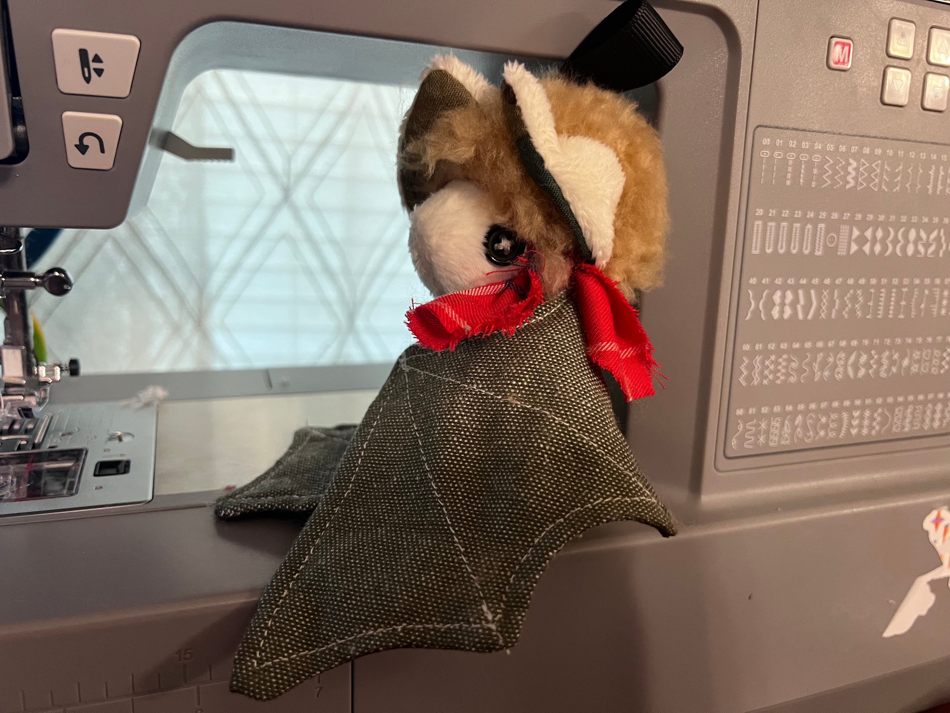 Edgar Bat Plush commission
