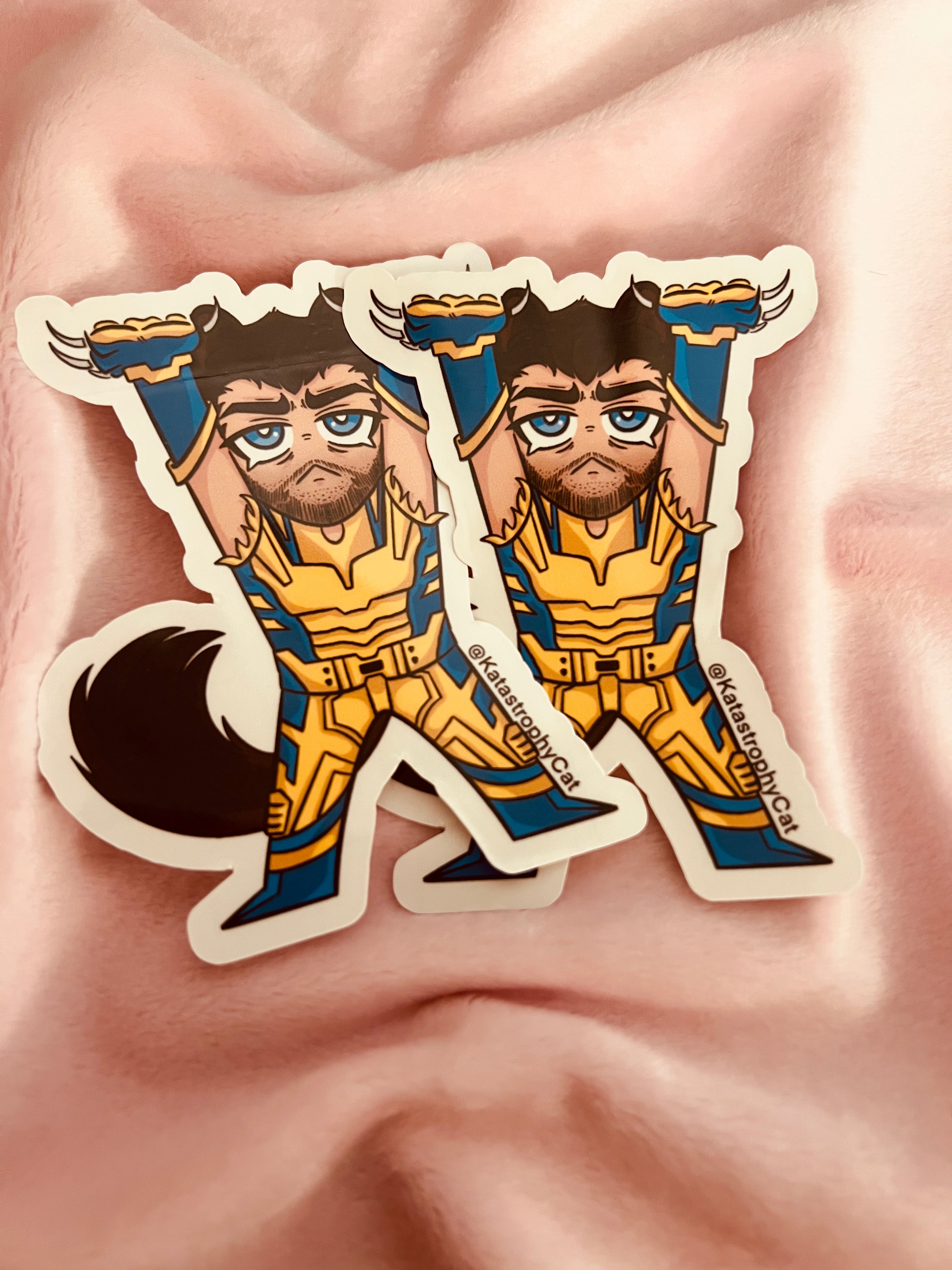 WolverinePup Sticker 4in