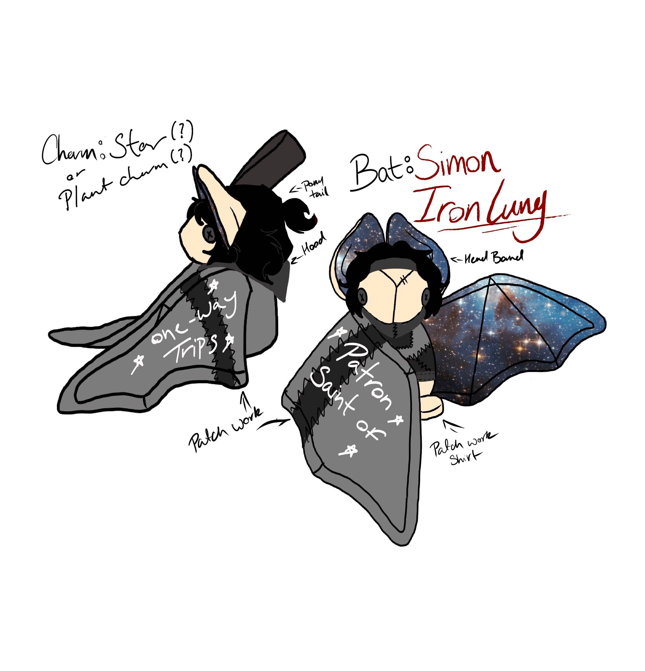 Simon Bat Plush Commission