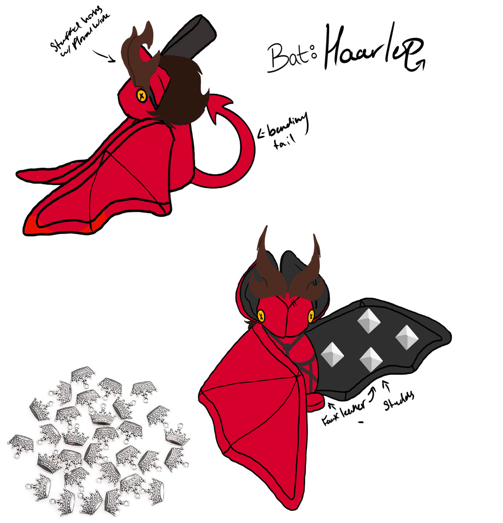 Raphael Bat Plush Commission