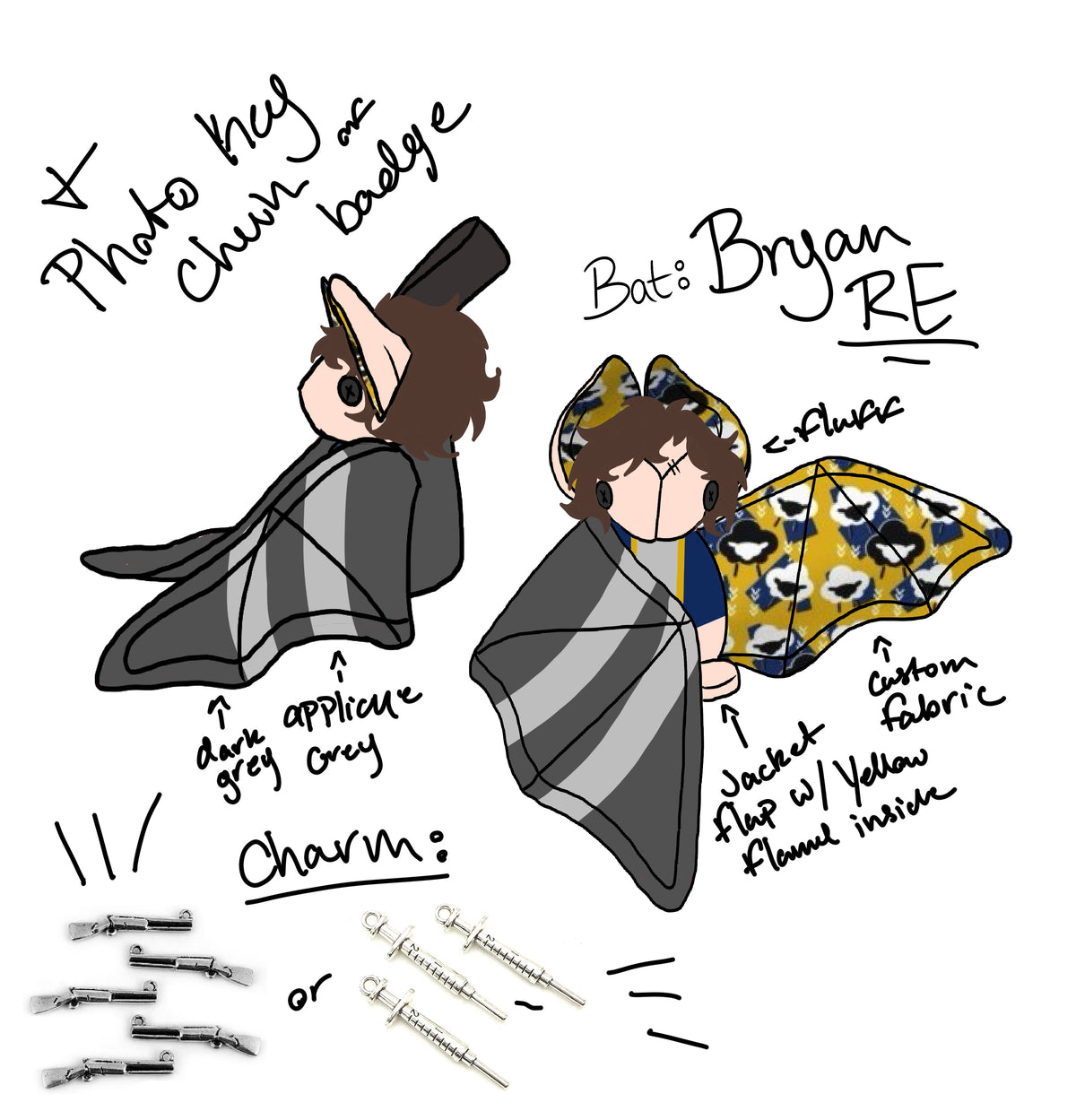 Bryan Bat Plush Commission