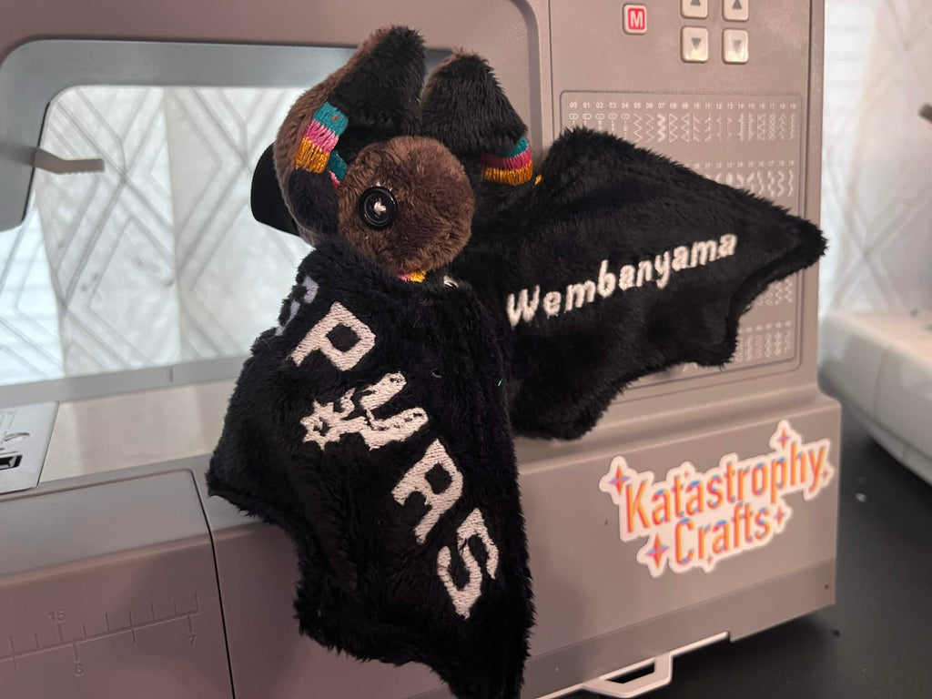 Basketball Inspired Bat Plush Commission