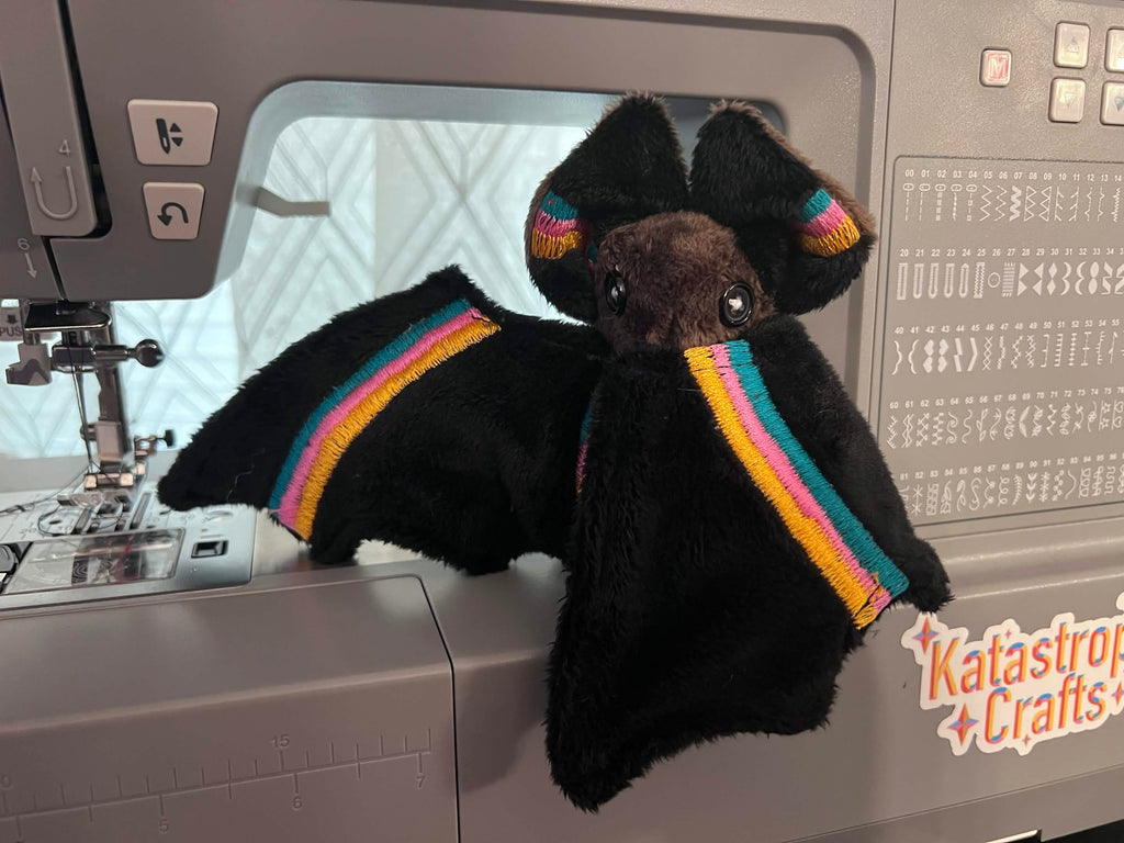 Basketball Inspired Bat Plush Commission