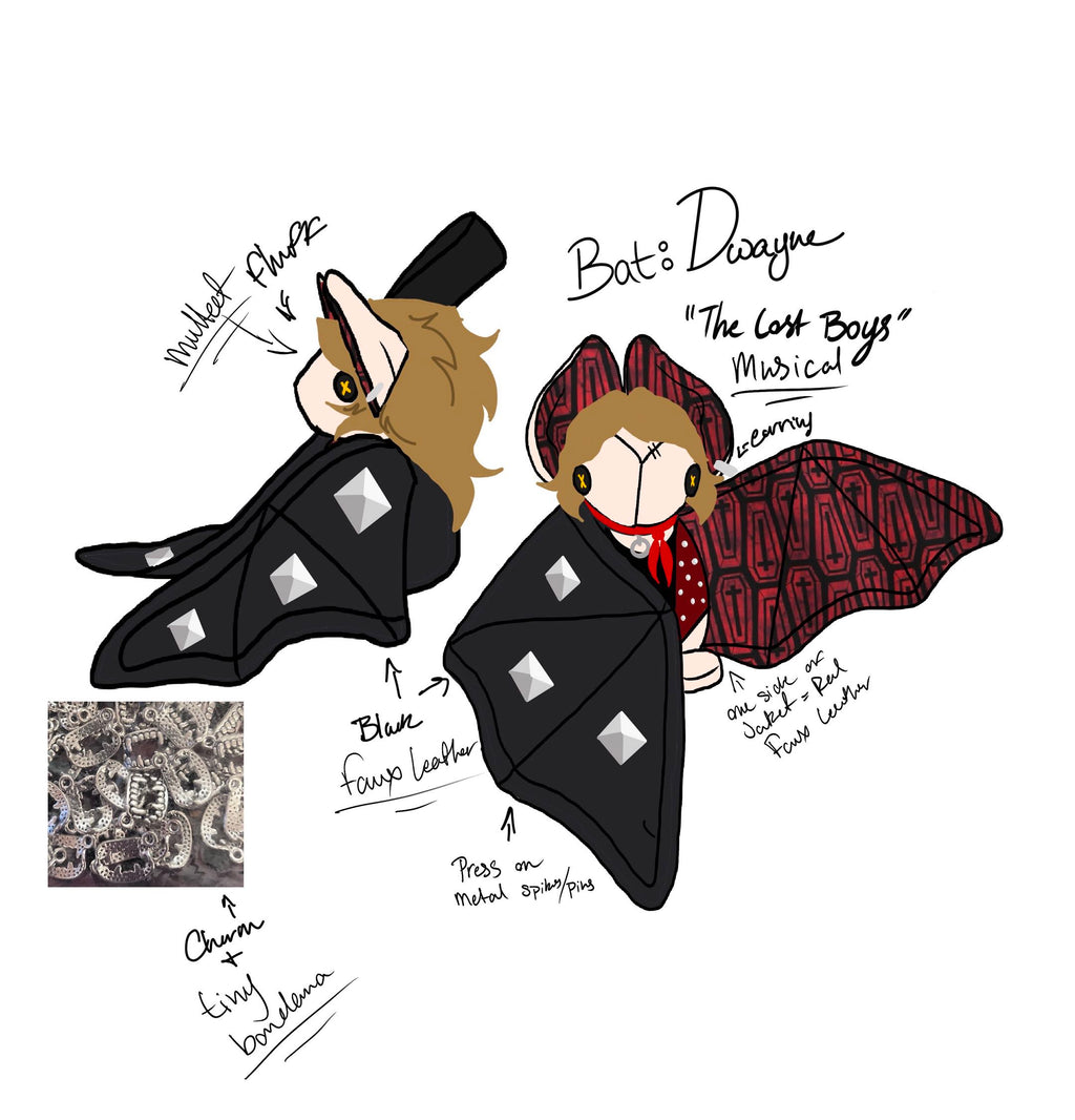 Dwayne Bat Plush Commission