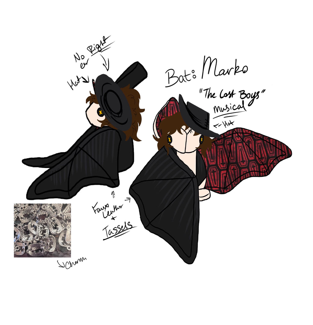 Marko Bat Plush Commission
