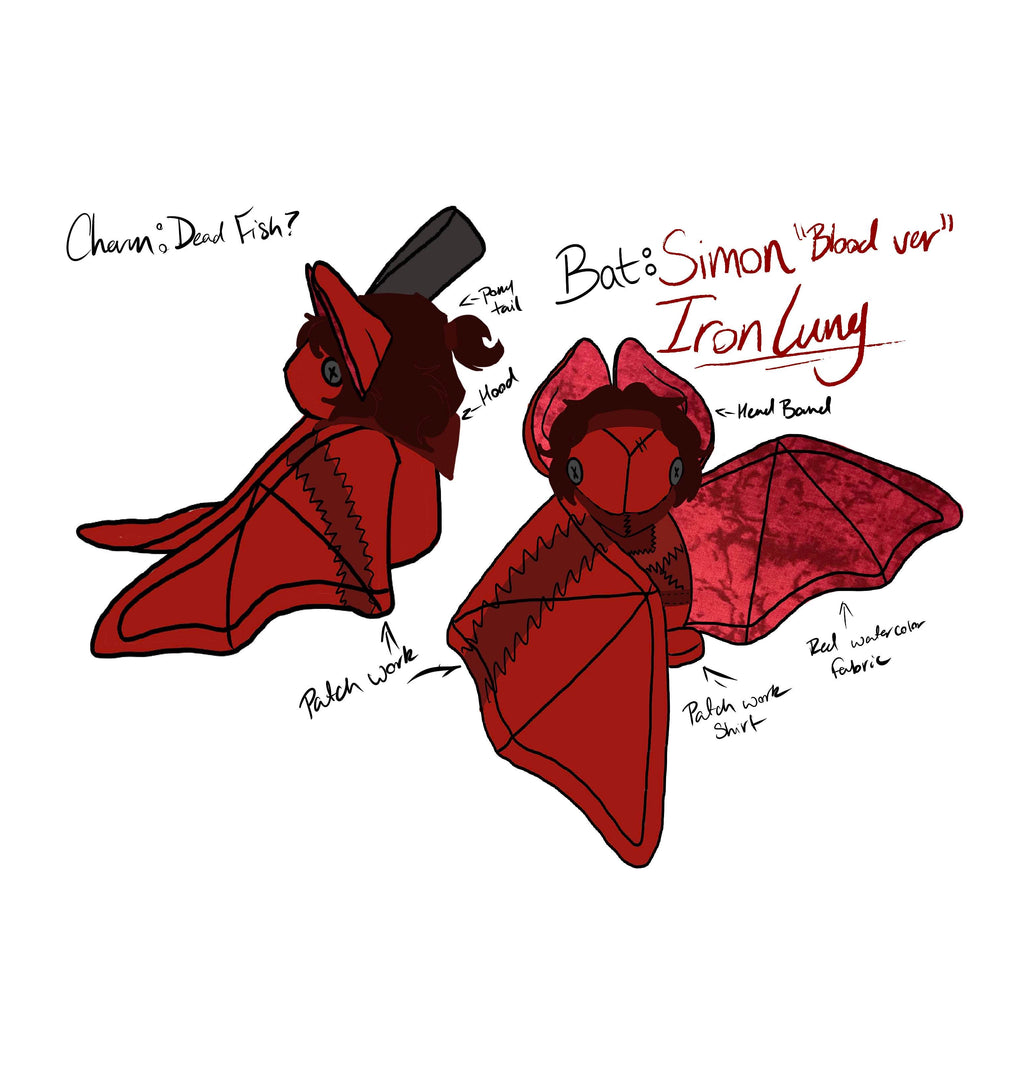 Simon Bat Plush Commission